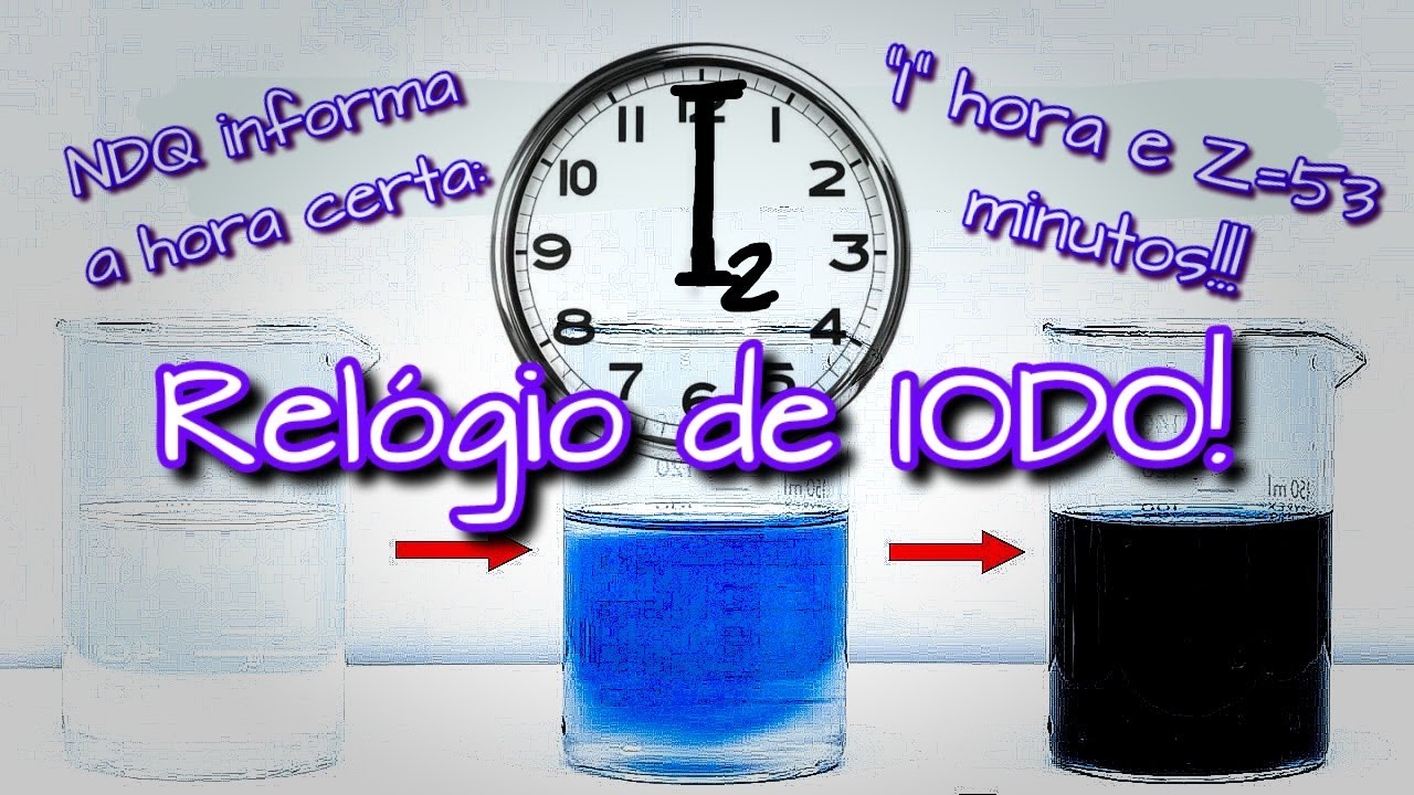 Rea&ccedil;&atilde;o Rel&oacute;gio de Iodo ou Rea&ccedil;&atilde;o de Landolt #comunidadequimica #qu&iacute;mica #science