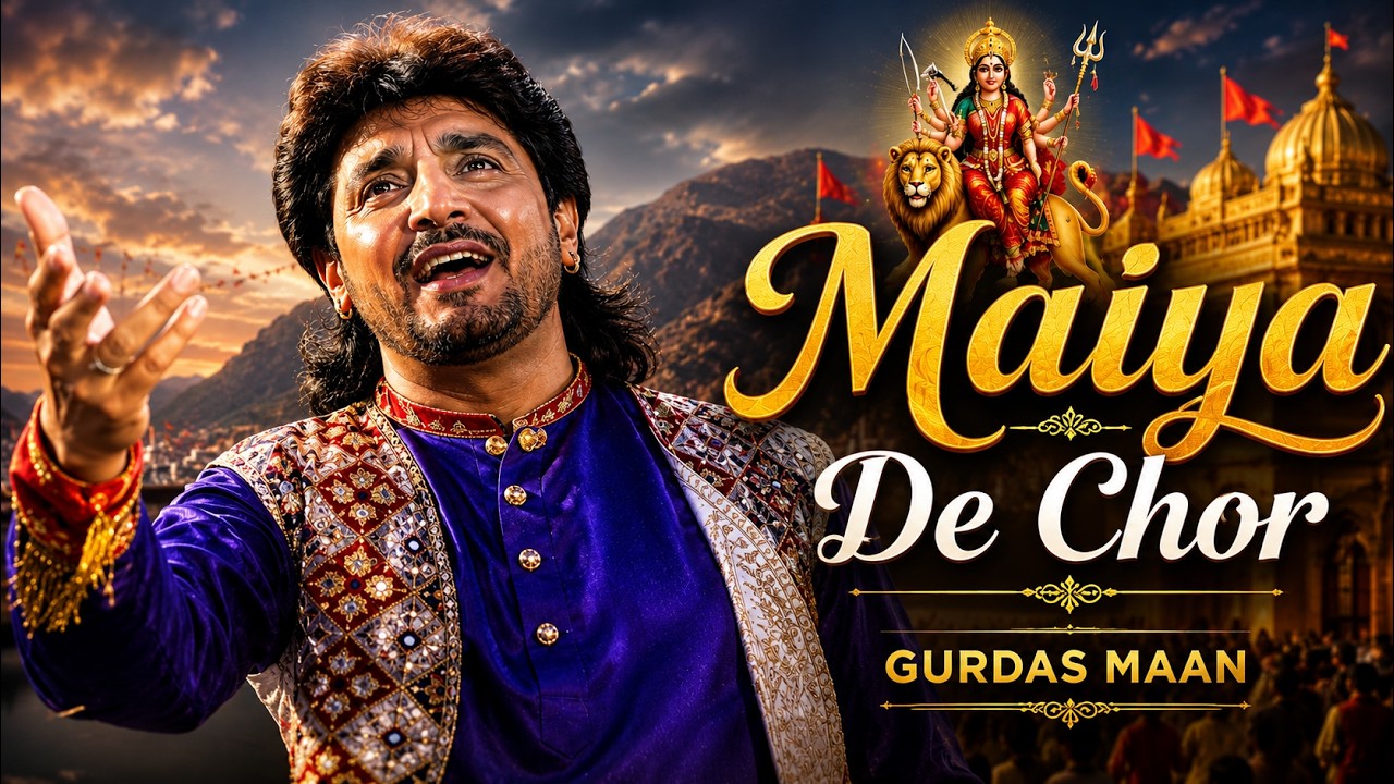 Maiya De Chor with cc | Gurdas Maan | Kirpa Daati Di | Popular Mata Di Bhent |#catrack
