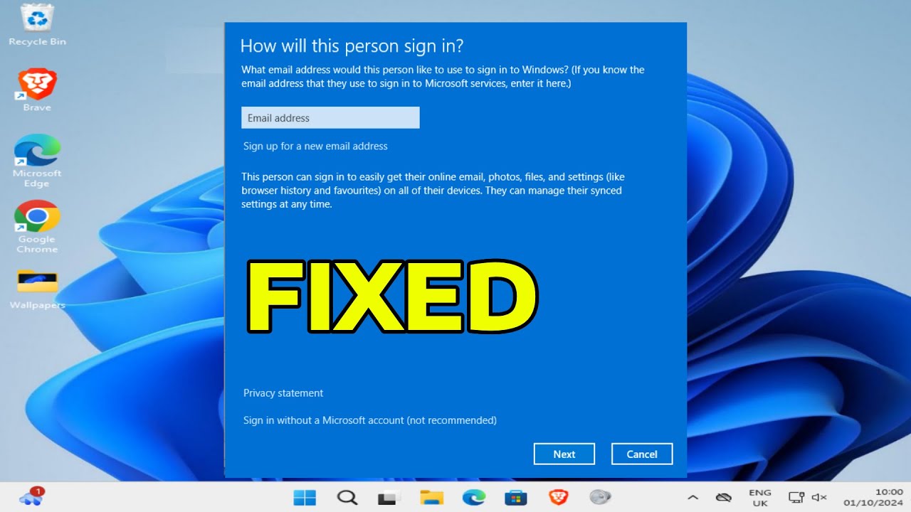 How To Fix Can&rsquo;t Add New User Account in Windows 11