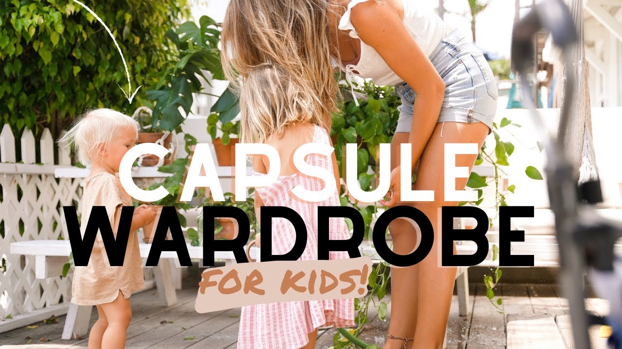 Минималистичный обзор детского капсульного гардероба | Капсульный гардероб для малышей на лето
