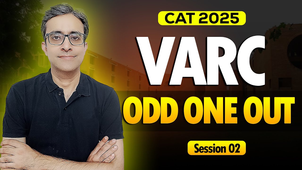 CAT 2025 | Odd One Out - Session 02 | Abhishek Kalra Sir | MBA Pathshala