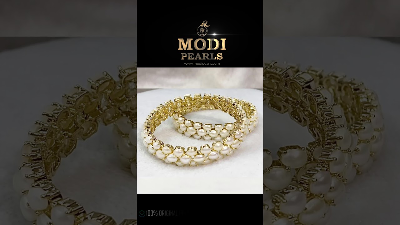Exclusive Original Hyderabadi Pearls Bangle Design | Modi Pearls 2021 Designs
