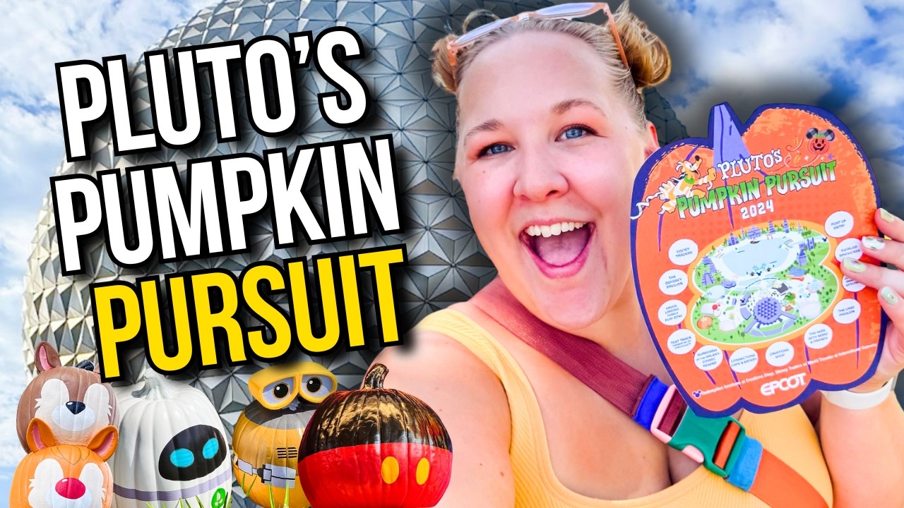 🎃 Pluto's Pumpkin Pursuit is BACK at Epcot | 2024