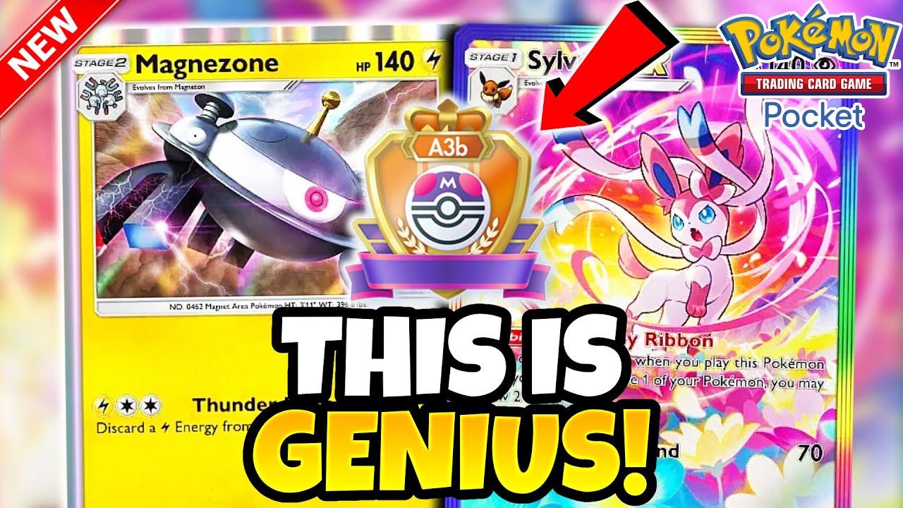 Magnezone WITH Sylveon IS SUCH A COMPETITIVE DECK IN RANKED! | Pokemon TCG Pocket