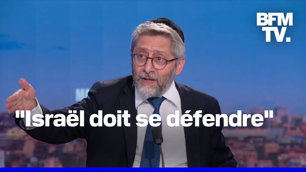 Antisémitisme, tensions Macron/Netanyahu… L'interview en intégralité du grand rabbin de France