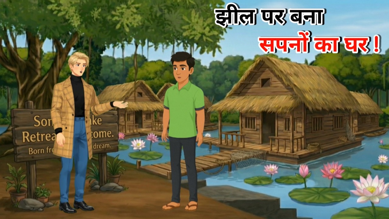 #kahani  गरीब बेटे ने झील पर बना दिया घर....! 😲 | Moral story |  Poor son built a house on the lake.