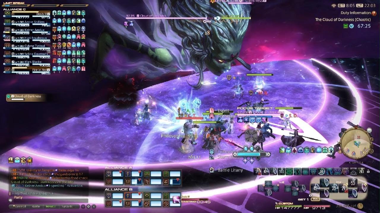 FFXIV | The Cloud of Darkness (Chaotic) Reclear Sage PoV [CODCAR]