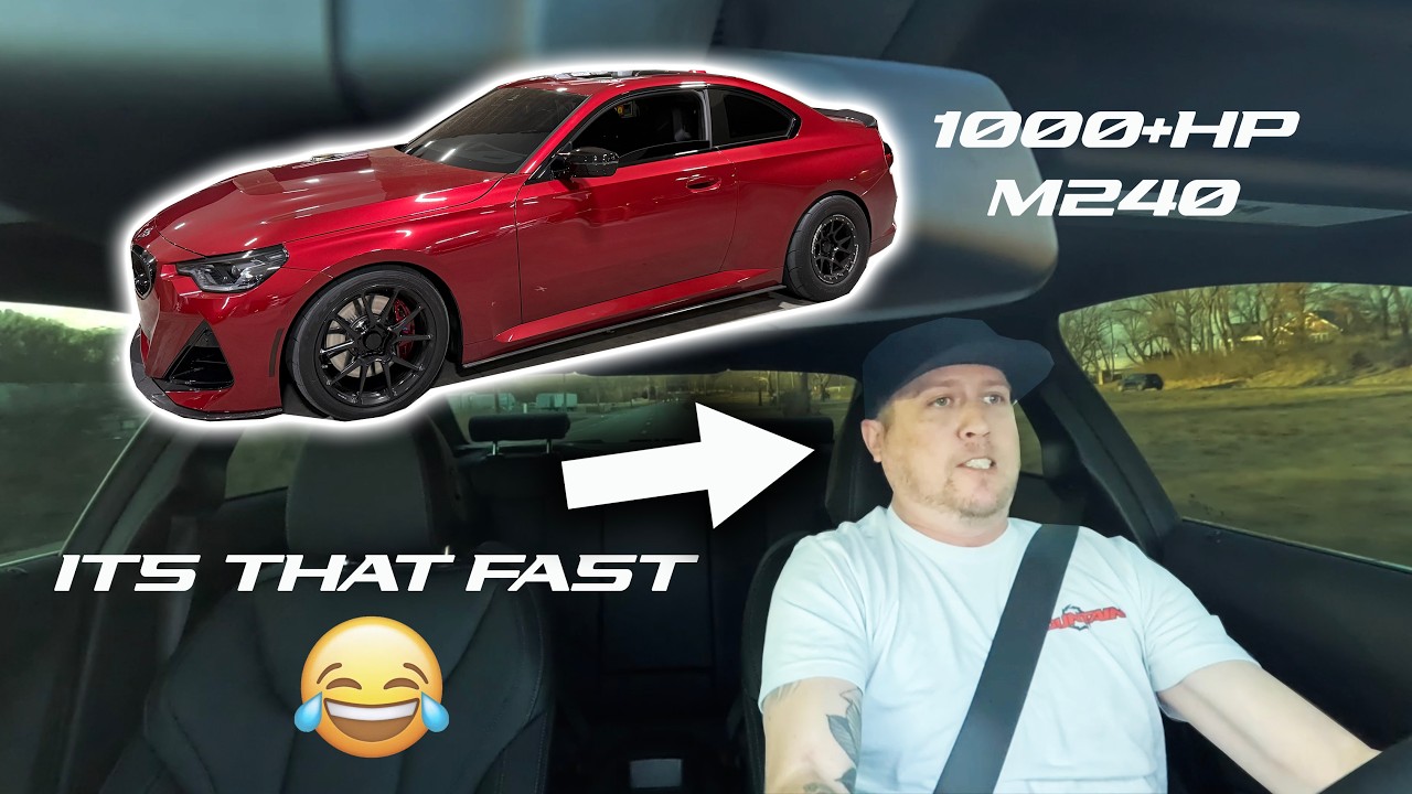 My BMW M240 ABSOLUTELY RIPS! Go for a drive with me on 44lbs of boost!