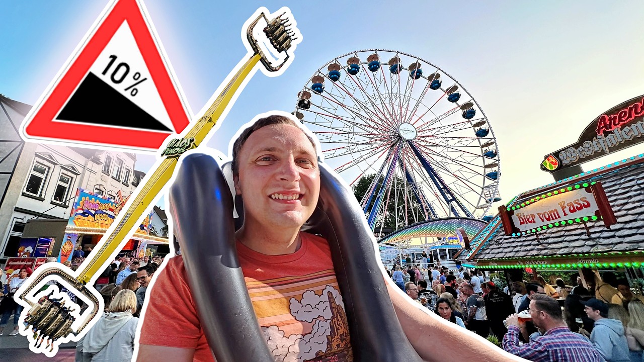 Die SCHRÄGSTE KIRMES Europas! 🤯 | Vlog von der Kirmes in Gevelsberg 2024