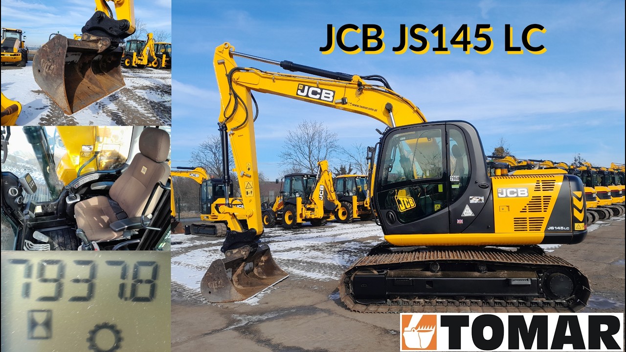 JCB JS145 2012 7056 tel +48 575 316 333 tracked excavator koparka gąsienicowa