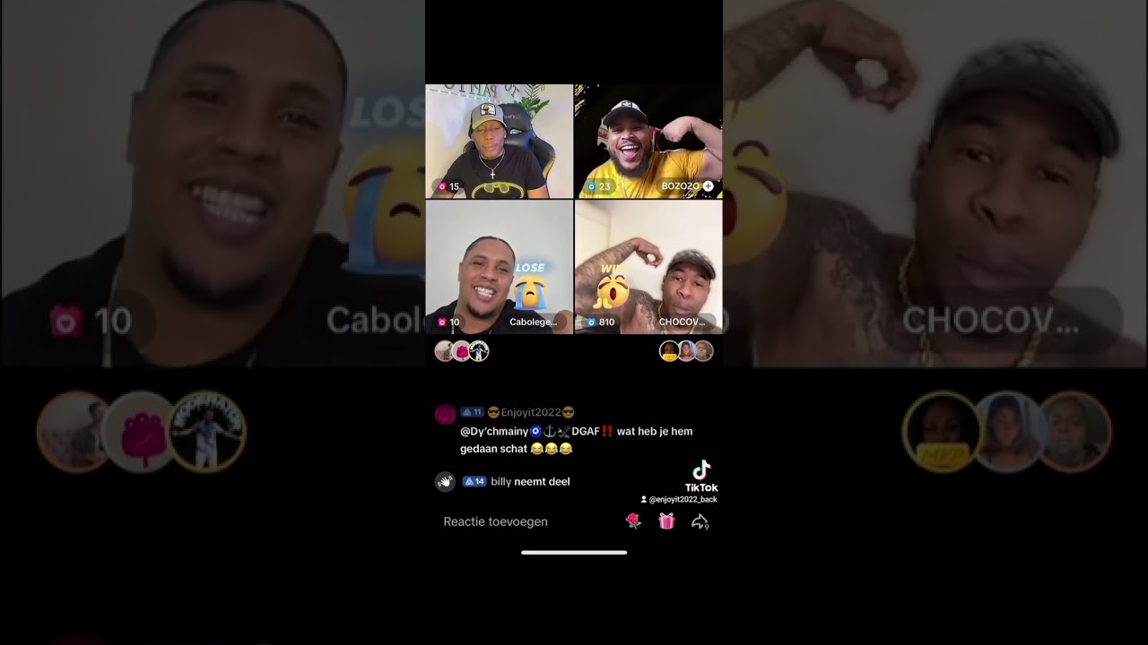 Antillianen op TikTok Bozozo vs Papitorast