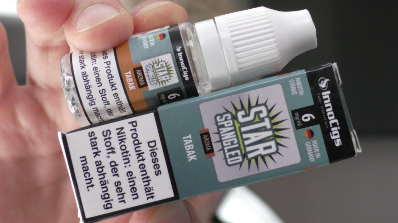 Innocigs Star Spangled Tabak Liquid | leicht s&uuml;&szlig;er Tabak | 10ml Liquid