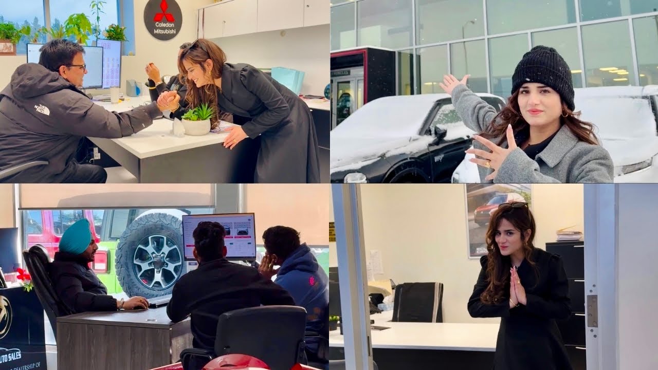 OUR WORK ROUTINE In CANADA🇨🇦|| FIRST SNOW ⛄️|| OFFICE TOUR || INDIA DI TYARI😇 || @JassArsh
