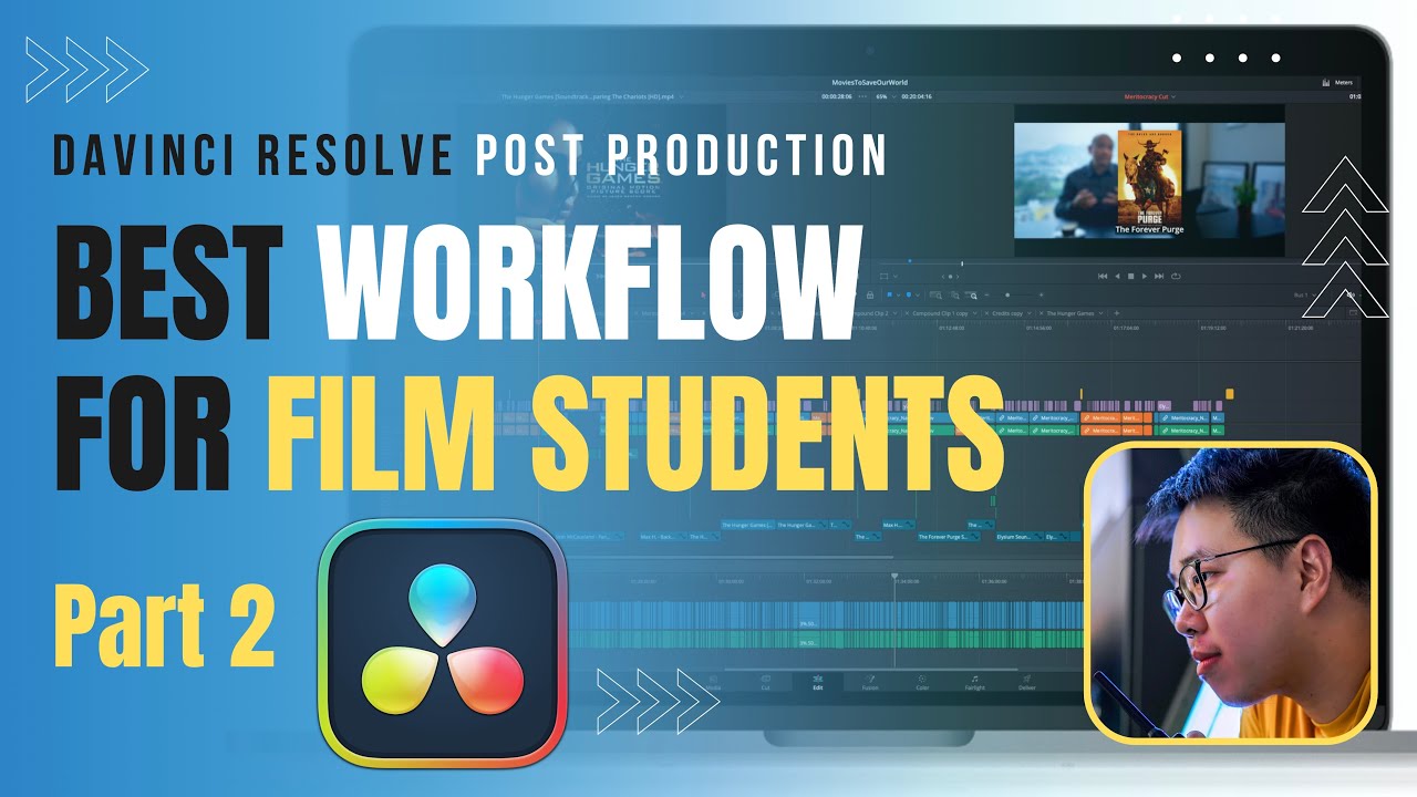 Davinci Resolve Best Post-Production Workflow for Film Students Part 2