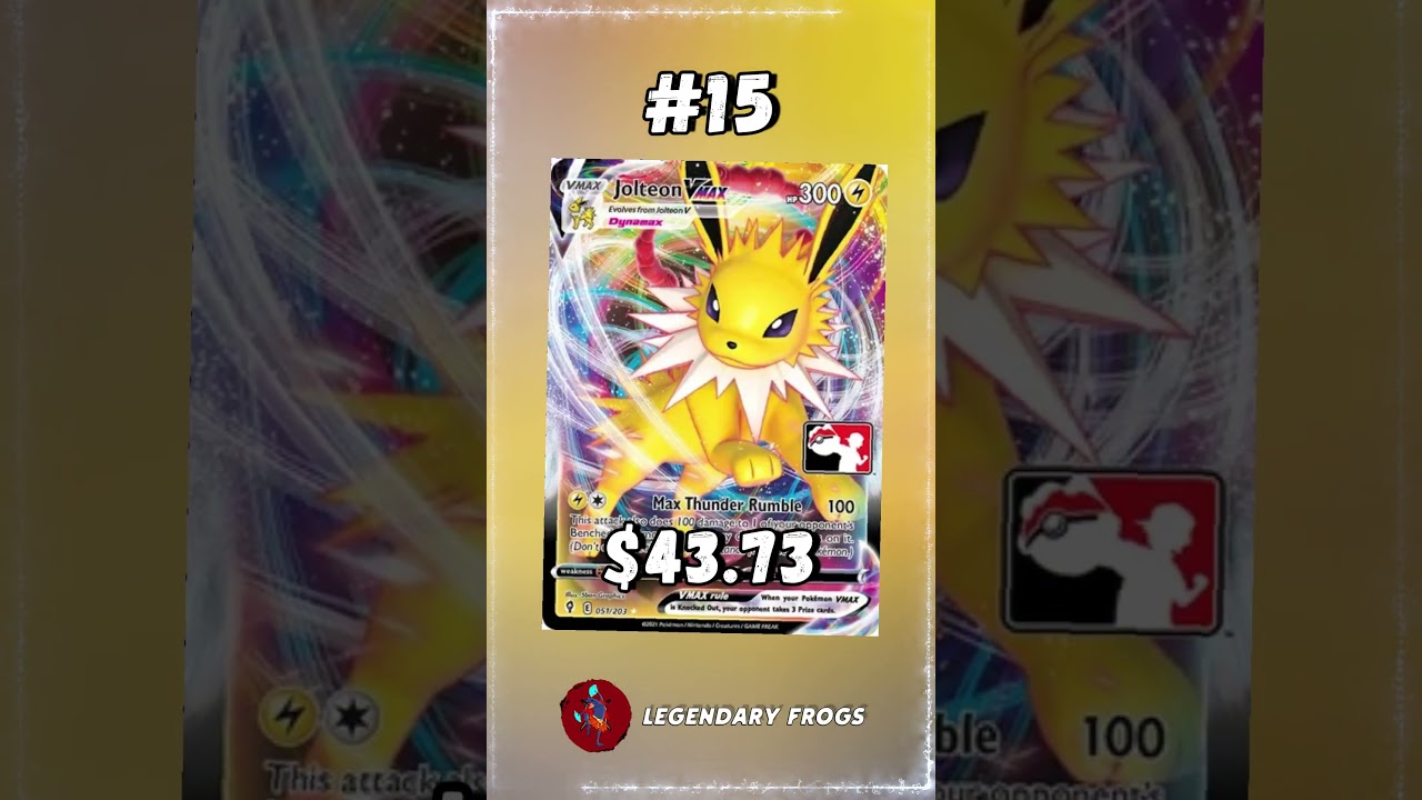 Top 30 Jolteon Pokemon Cards #Jolteon