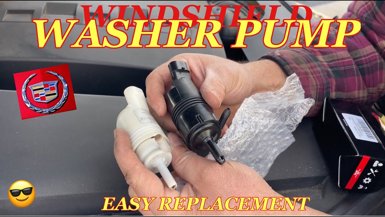 2008 - 2014 CADILLAC CTS Windshield WASHER FLUID PUMP Replacement Made Easy!