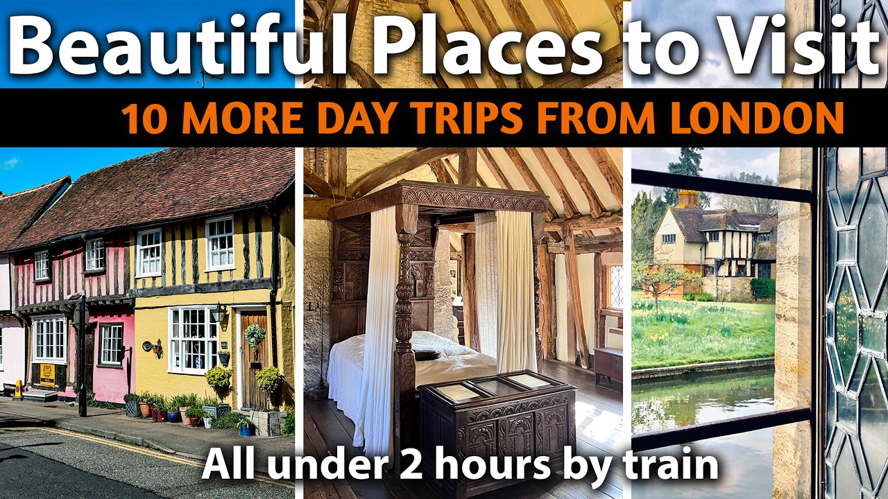 10 MORE Unforgettable Day Trips from London by Train - Beautiful Places to visit from London