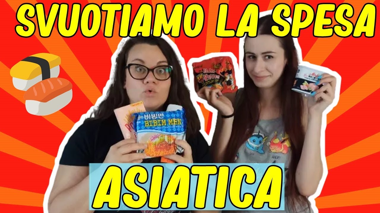 SVUOTIAMO LA SPESA ASIATICA/ORIENTALE! Con SidLovesKimchi