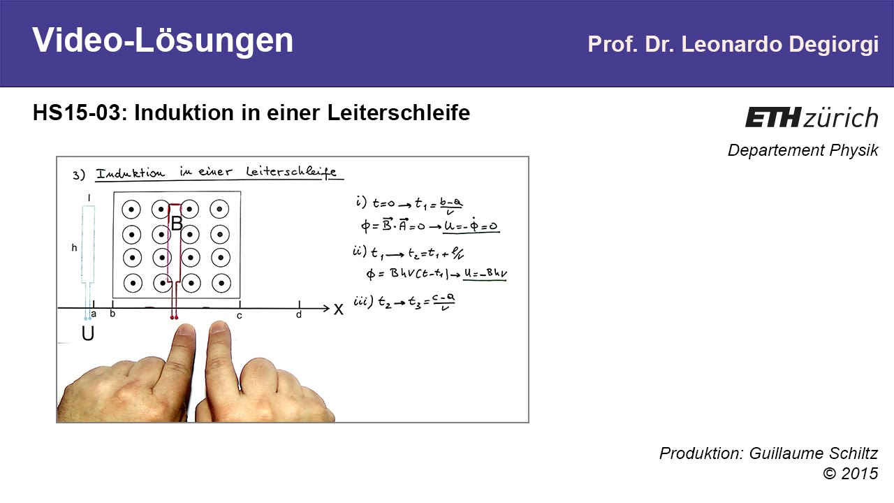 07: Induktion in einer Leiterschleife