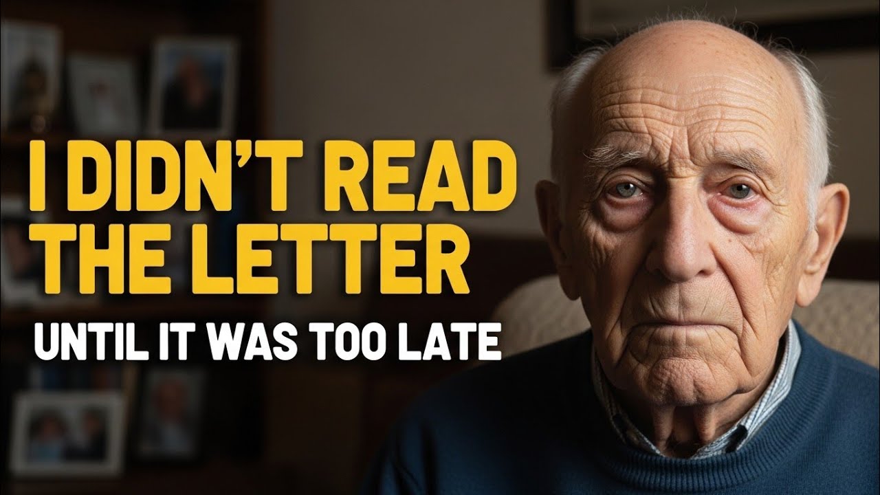 I’m 80 and I Didn’t Read the Letter Until It Was Too Late | A Quiet Confession About Love and Regret
