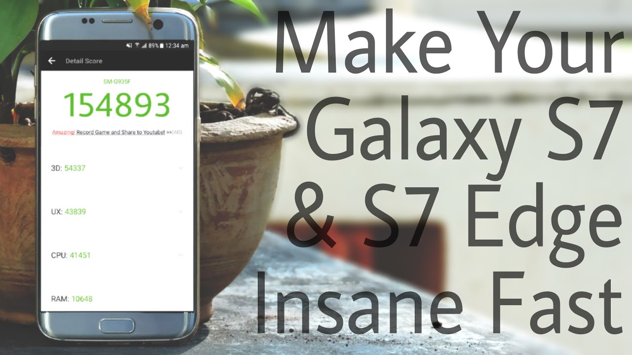 Руководство по разгону ядра Galaxy S7 и S7 Edge Extreme