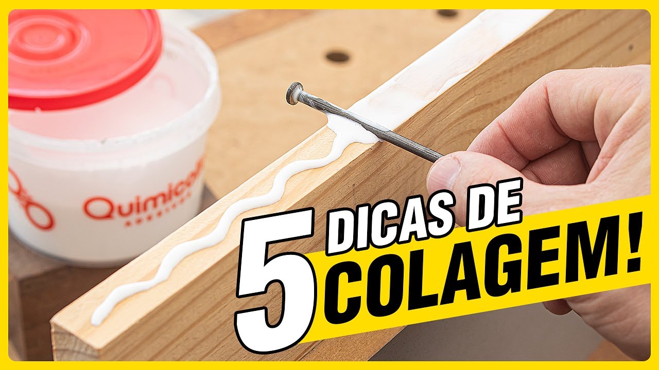 5 dicas de colagem de madeira com cola branca PVA