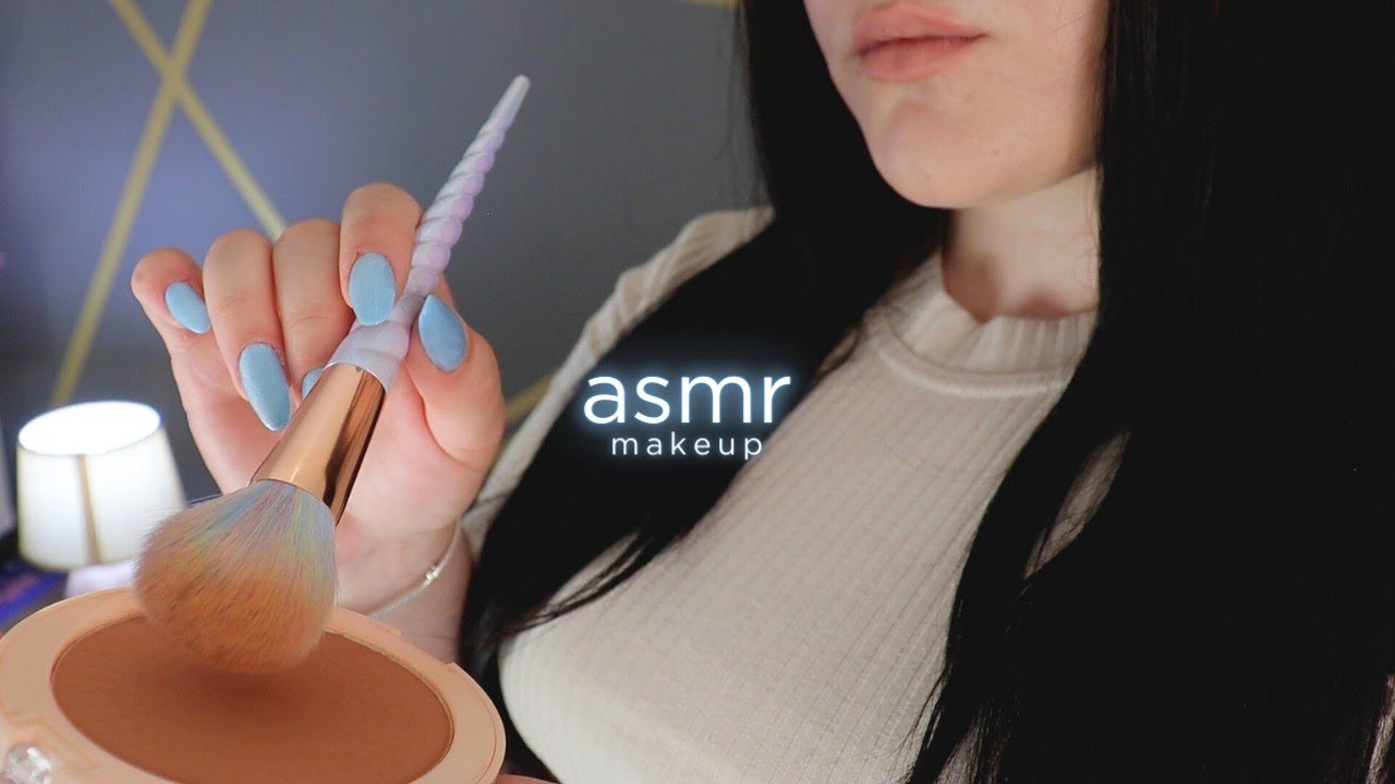 ASMR Doing Your Makeup 🌸💄 Realistic Layered Sounds (Up Close, Personal Attention, No Talking)