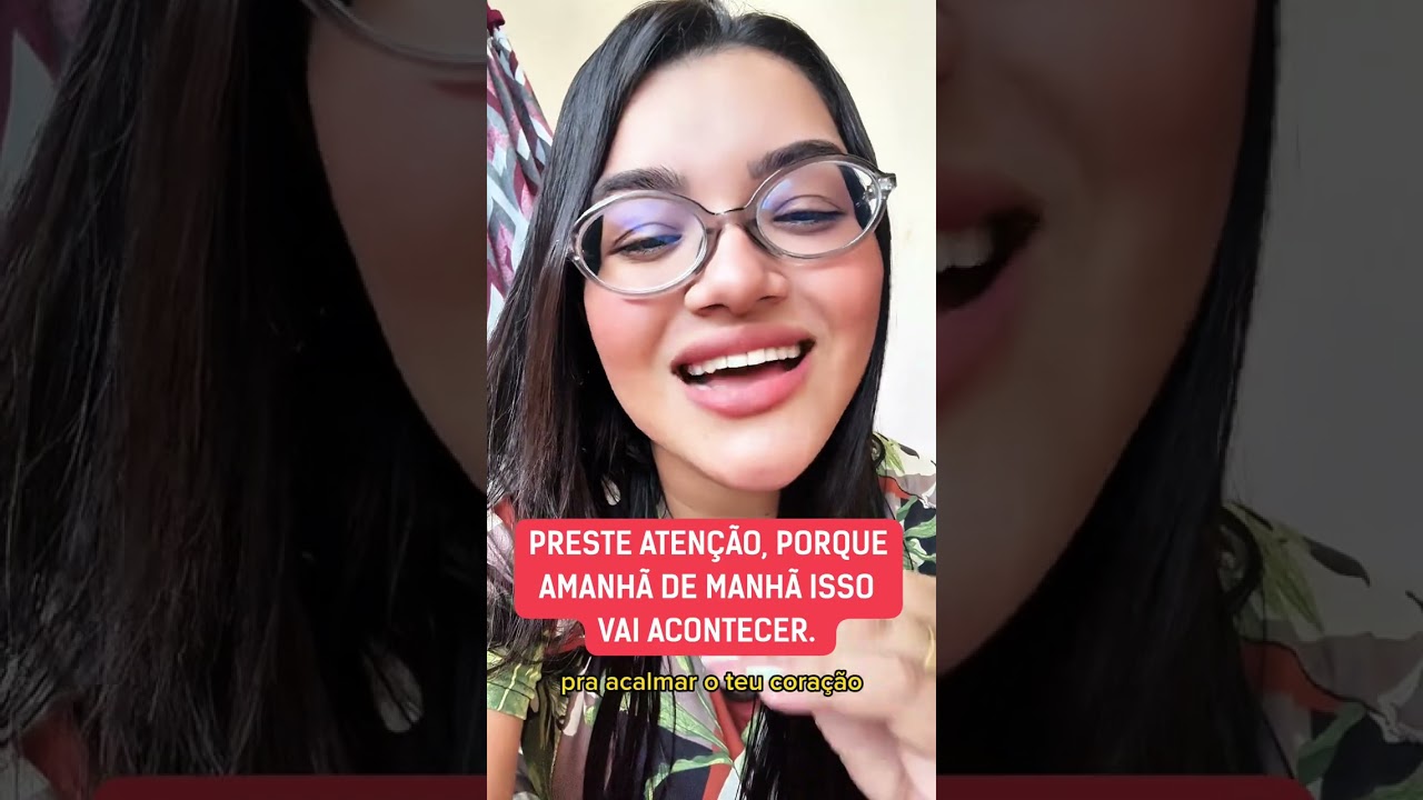 Amanhã você vai receber a melhor notícia da sua vida. 