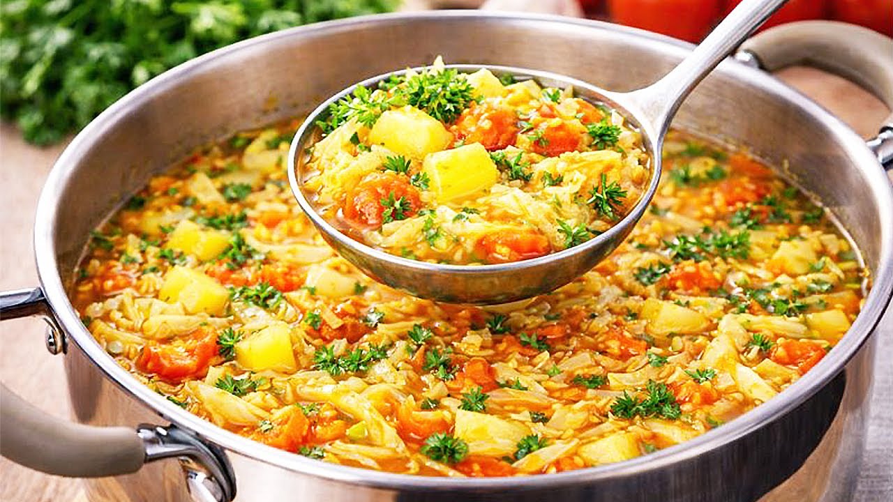 🔥 Самый вкусный суп, который я когда-либо пробовал. Он лучше мяса! Простой, быстрый