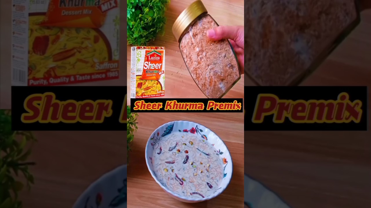 Instant Sheer Khurma Mix Recipe | Quick and Easy Eid Special Recipe #youtubeshorts #shortsfeed#eid