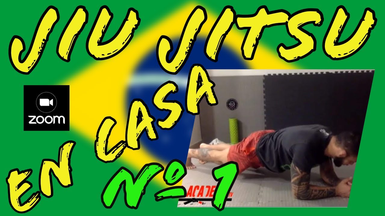 Jiu Jitsu Online #01 🥋 Clases Virtuales de Jiu Jitsu Brasile&ntilde;o 💻📱