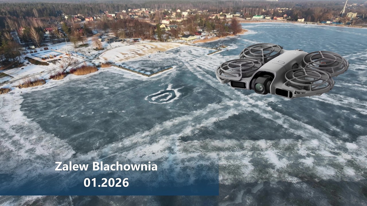 DJI Neo 2 Zalew w Blachowni - Zima 2026