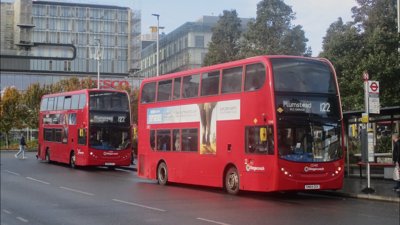 [Full iBus Visual] Stagecoach Selkent Route 122 - Crystal Palace to Plumstead Bus Garage