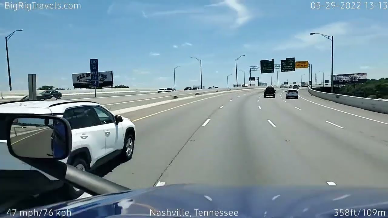 BigRigTravels LIVE Nashville to Murfreesboro, TN [I-24] (5/29/22 12:53 PM CDT)