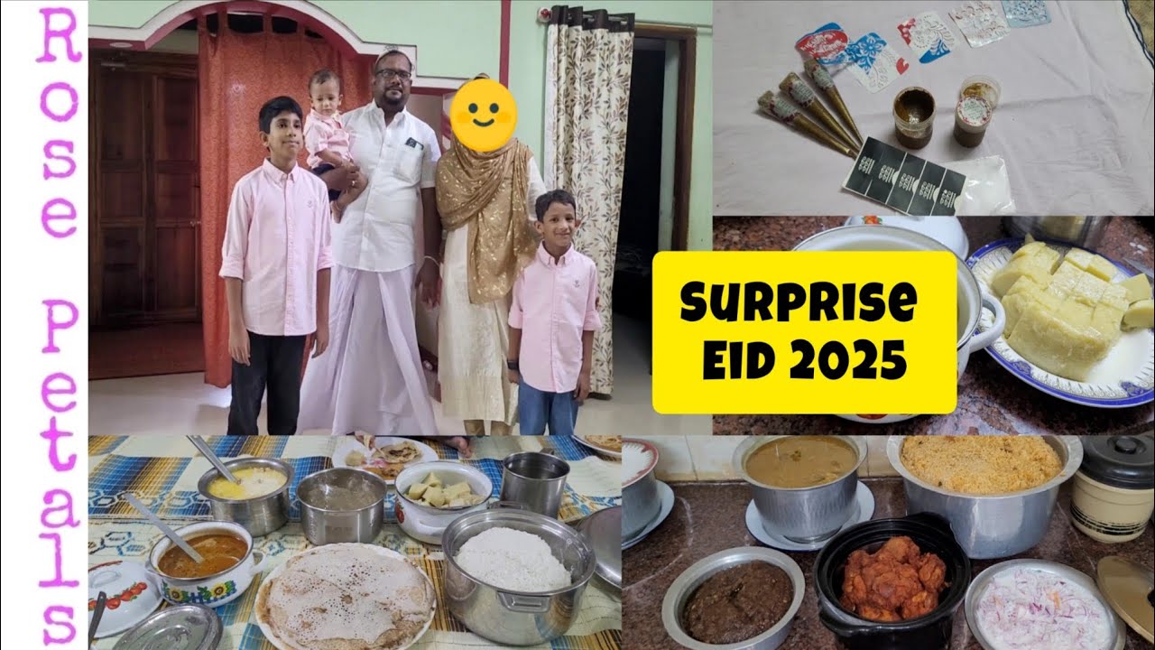 SURPRISE EID VLOG 2025 🥰 / Bakrid at Native / Rose Petals