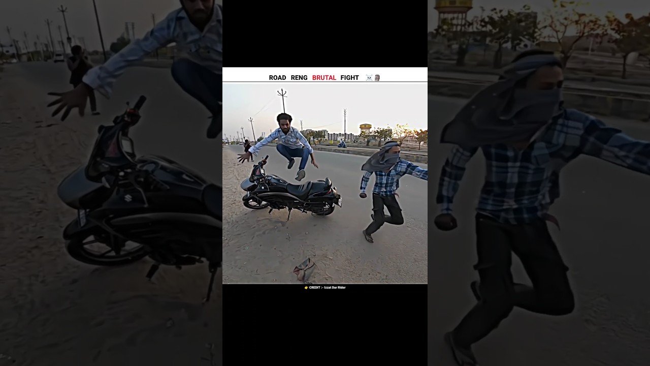 Road Reng Brutal Fight ☠️🥶 #shorts #bike #ktm #bikerider #rider #motovlog #riderbike