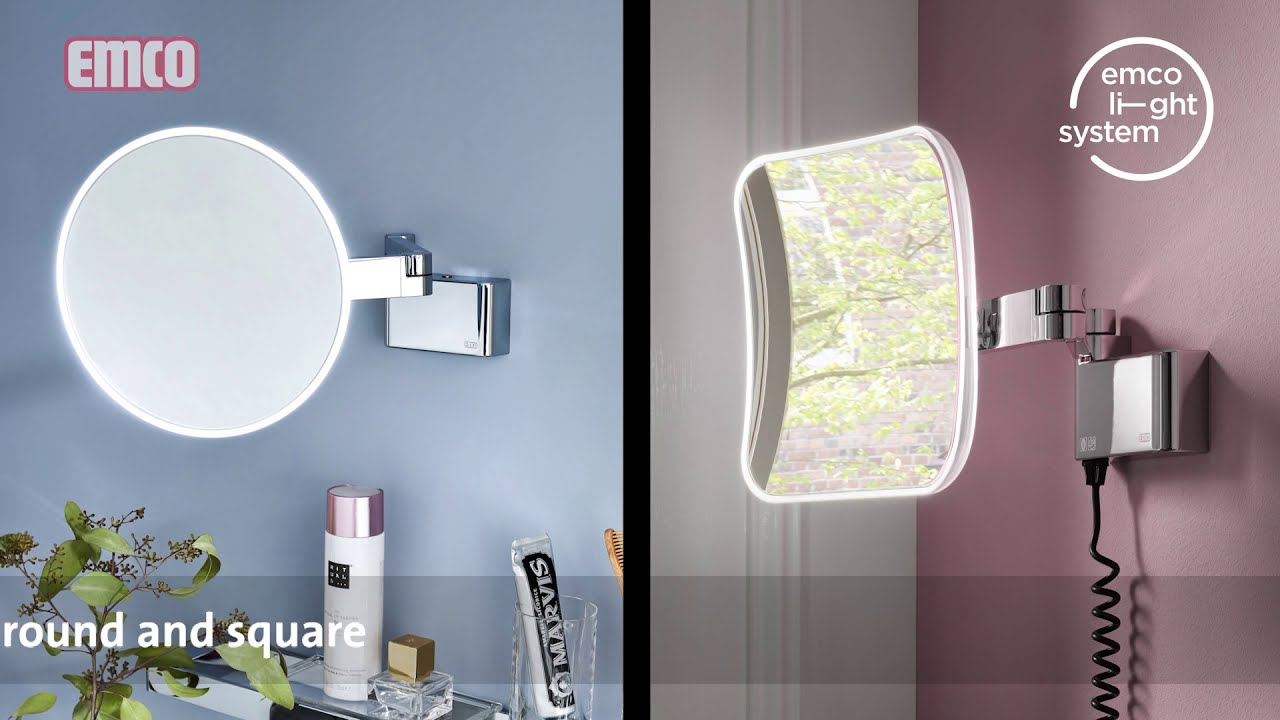 emco LED cosmetic mirror | www.emco-bath.com/en