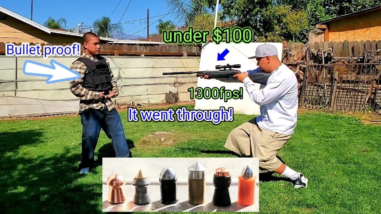 Gamo lethal and armor piercing pellets vs Bullet proof vest!!!