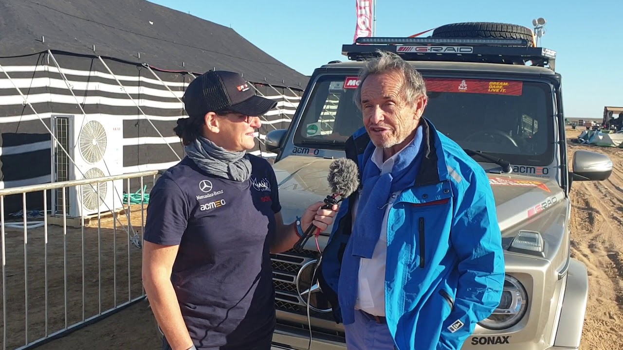 Dakar Rally Saudi Arabia 2020: Jacky Ickx Motorsport Legend Interview about Dakar and Mercedes G