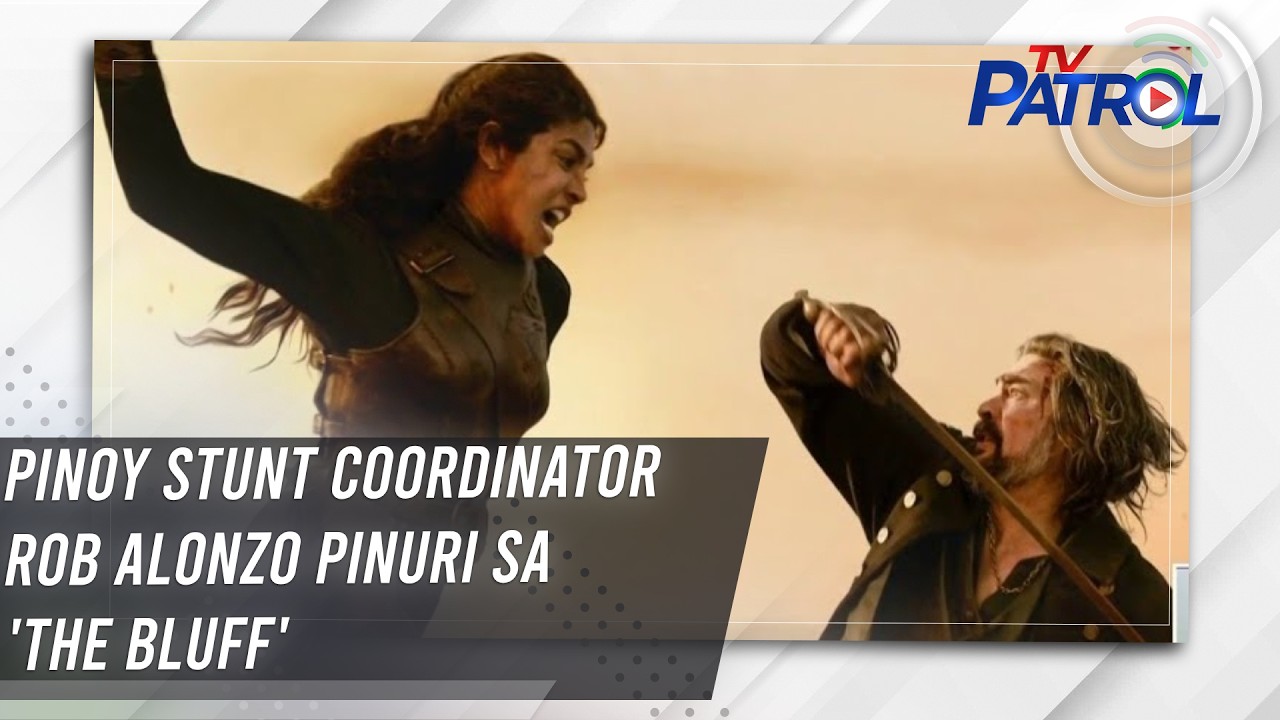 Pinoy stunt coordinator Rob Alonzo pinuri sa 'The Bluff' | TV Patrol