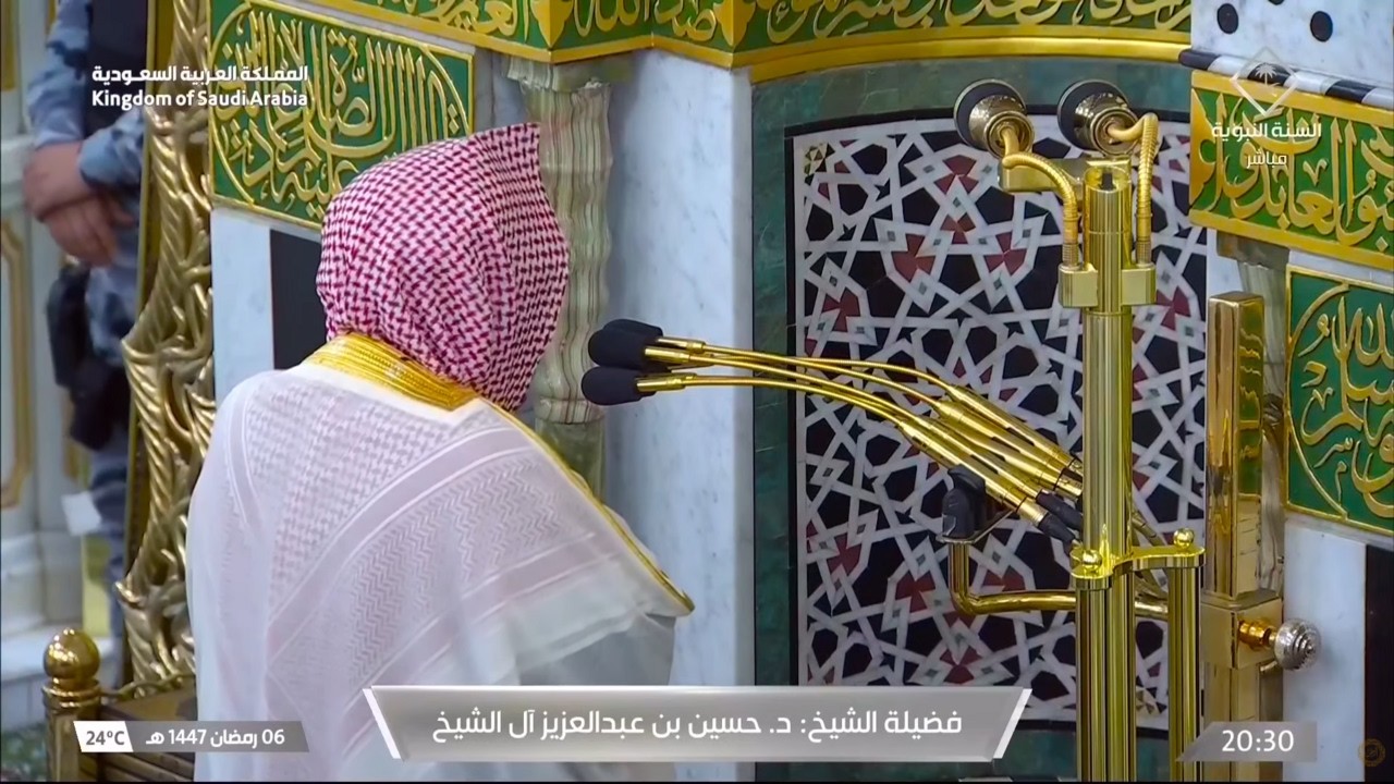 Peaceful Taraweeh in Madina | 6th Ramadan Night | Masjid an-Nabawi