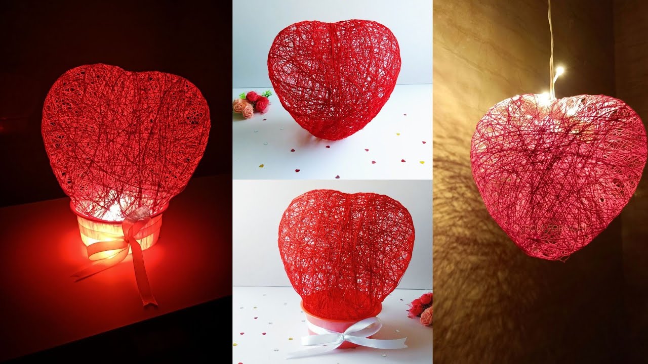 Easy Valentine's Day Room Decor ideas | Quick Balloon Lamp Idea