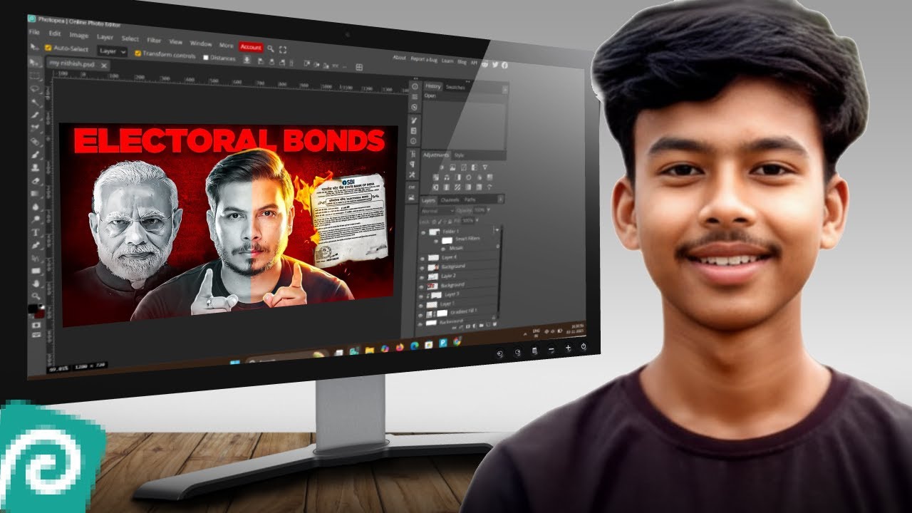 Create Thumbnails Like @Nitish Rajput  | Step-by-Step Guide