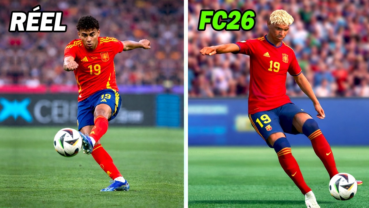 Je Reproduis les Plus Beaux Buts de Lamine Yamal sur FC25 !