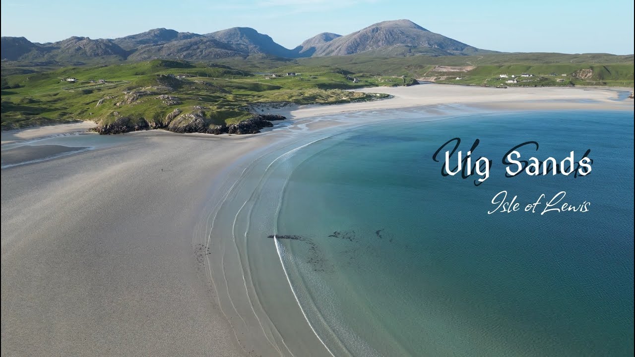 Uig Sands - Isle of Lewis - Scotland | 4K | DJI Mini 3 Pro