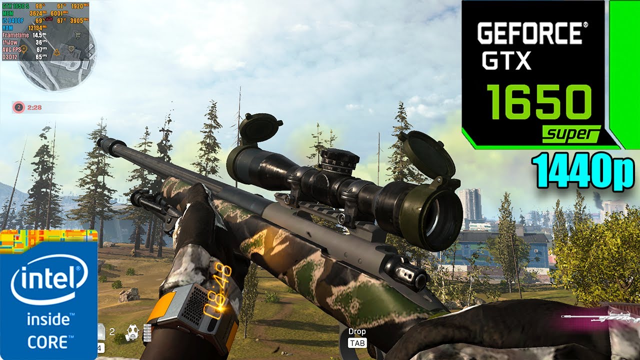 Call of Duty : Warzone Battle Royale | GTX 1650 Super ( Very Low Settings ) 1440p