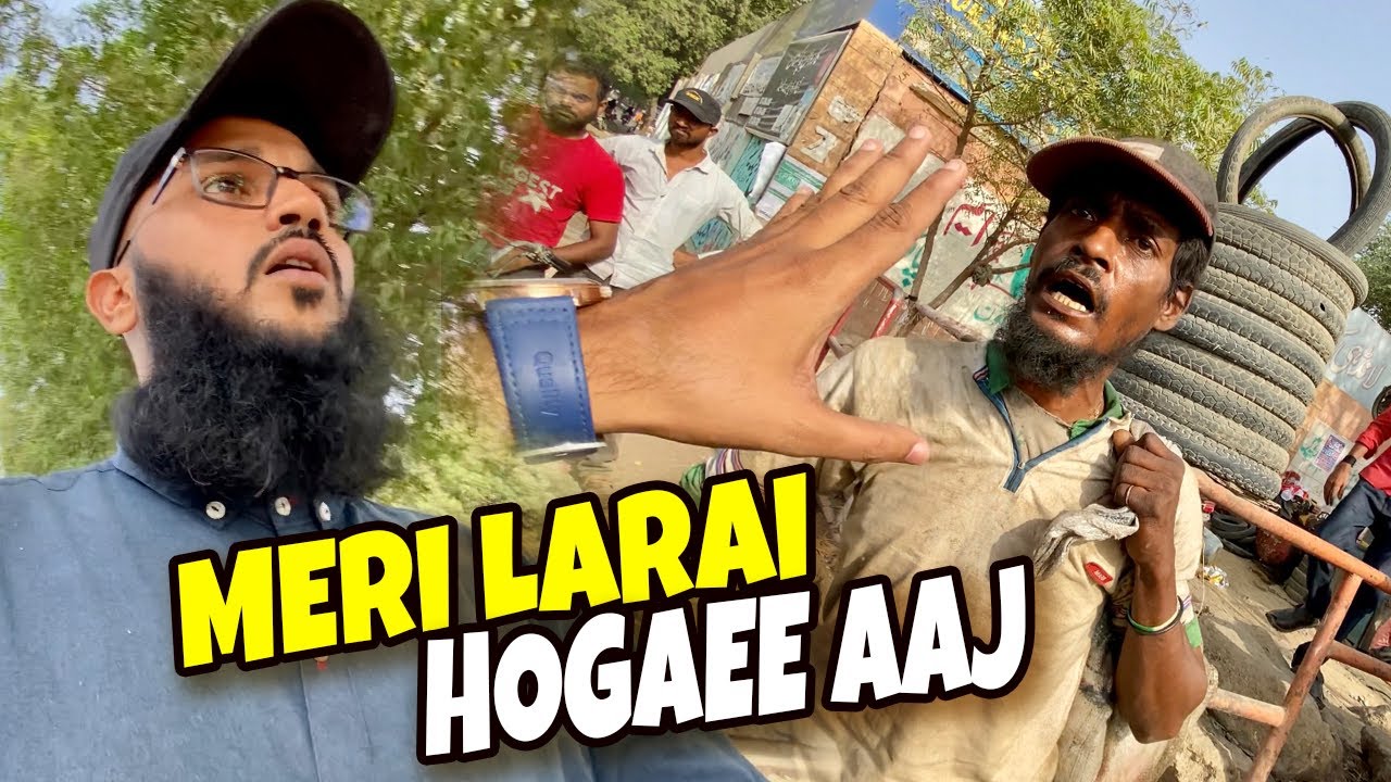 Meri Larai hogae aaj korangi road per 😟 (Fahad Bhai Official)