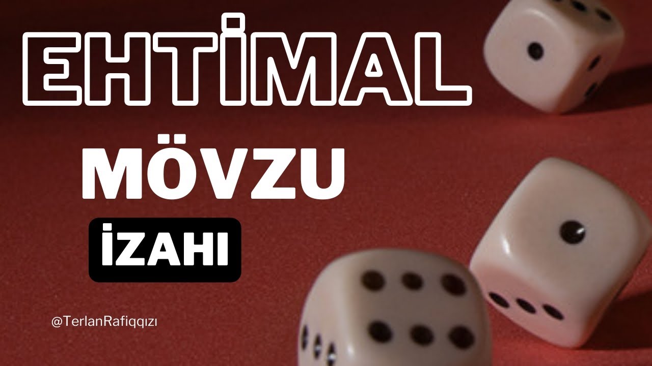 Ehtimal mövzu izahı    Part 1 #riyaziyyat #dim