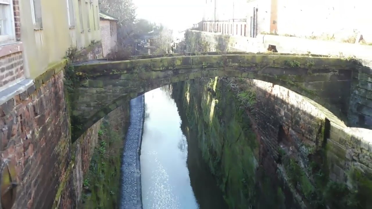 The famous old Bridge of Sighs in Northgate Street Chester Cheshire England 15.2.26