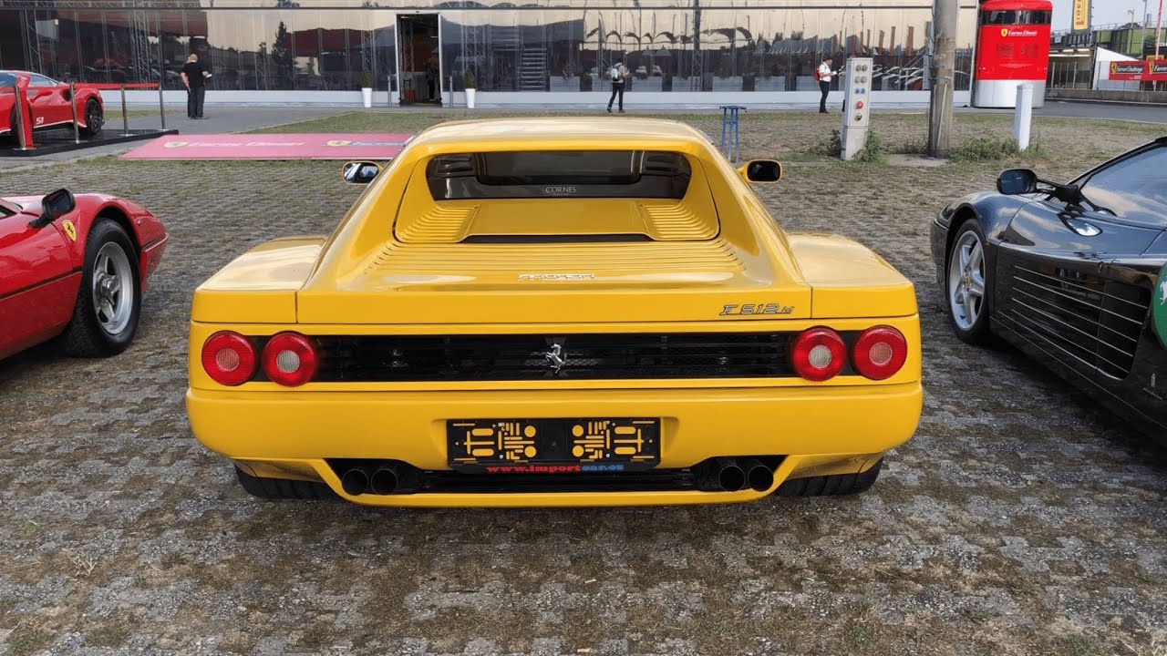 Ferrari F512 M pure sound + drive away